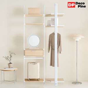 데코파인 피노 드레스룸 1200 F세트 화장대 코너장 시스템옷장