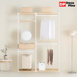 데코파인 피노 드레스룸 1400 I세트 화장대 옷장 시스템장 옷방