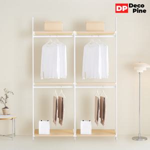데코파인 피노 드레스룸 1600 L세트 옷장 2개 시스템 장 옷방 선