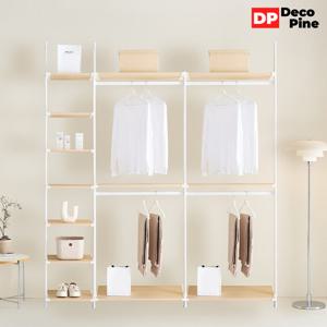 데코파인 피노 드레스룸 2000 V세트 옷장 2개 선반장 시스템장