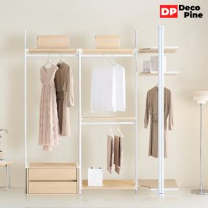 데코파인 피노 드레스룸 2200 ZA세트 코너장 옷장 2단 서랍장