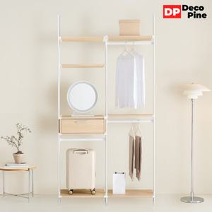 데코파인 피노 드레스룸 1200 C세트 화장대 옷장 시스템장