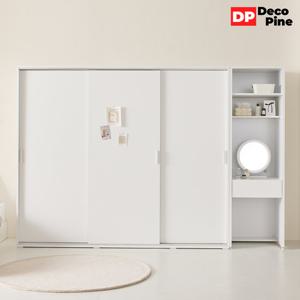 데코파인 그란 슬라이딩 3000 ZA세트 옷장 화장대 안방 신혼부부