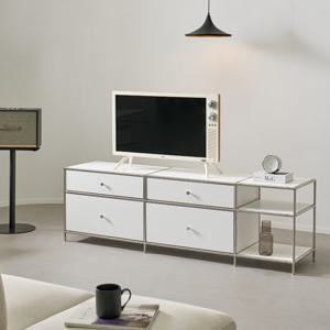 [채우리] 파이토 미드센츄리 모듈 2단 1710 사이드 서랍장 거실장