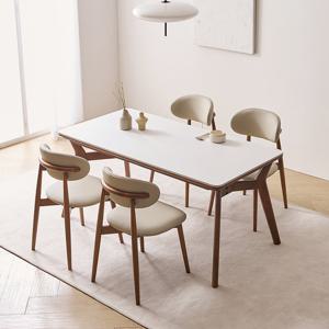 나무뜰 노체 양면 통세라믹 애쉬 원목 식탁 테이블 4인용 1600 VNM065C (착불)