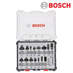 보쉬 트리밍 엣지 루터 날 비트 세트 샹크 직경 6mm 15pcs