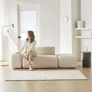 웰퍼니처 몽쉘플러스 아쿠아텍스 패브릭 모듈 2인소파