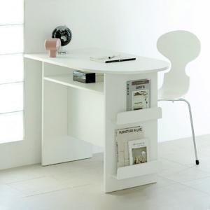 웰퍼니쳐 플레토 매거진랙 반타원 테이블 1000