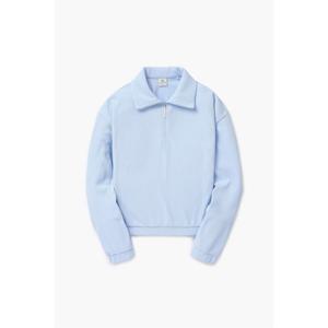 코오롱스포츠  여성 골지 반집업 맨투맨 (SET UP) TVTBS24422LBL