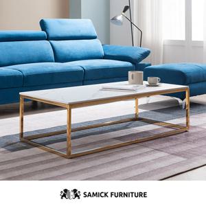 [삼익가구]앰버 마블 세라믹 골드 소파테이블