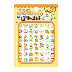 학산문화사 산리오 캐릭터즈 폼폼푸린 귀걸이 스티커