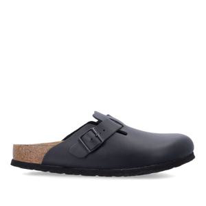 버켄스탁 보스턴 내추럴 가죽 내로우 핏 뮬 060193 BLACK