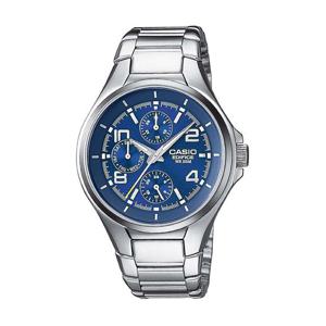 카시오 에디피스 남자 남성 실버 블루 정장시계 메탈시계 EF-316D-2AVDR