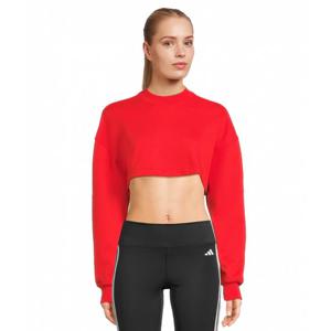 아디다스 바이 스텔라 매카트니 트루캐쥬얼 - 크롭 스포츠웨어 스웨트셔츠 JJ2574 액티브 레드
