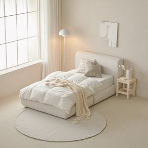 퍼니코 홉 아쿠아텍스 패브릭 평상형 호텔 침대 프레임 SS+21cm 텐셀 본넬