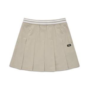 내셔널지오그래픽 키즈 K241GSK010 바시티 플리츠 스커트 BEIGE