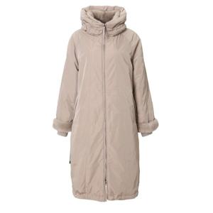 [요하넥스]밍크카라 토끼털안감 롱코트[J4D1R21]