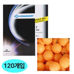 탁구 탁구공 120개입 T ONE 오렌지 PI 608528
