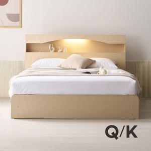 상일리베가구 린제이 LED 수납 침대 프레임 Q/K
