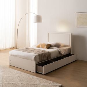 이노센트 블루밍 LED 호텔 수납 침대 프레임 SS i105080