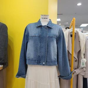 르피타 DP01 카라집엎  데님재킷 L255BDO253