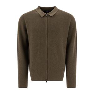 빈스 리브드 텍스처 콜라드 집업 가디건 M09646503A 300OVL