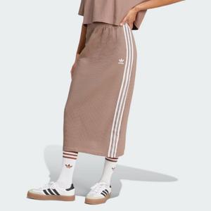 [아디다스(오리지널)]베이지 니트 스커트 롱 치마 JD4606