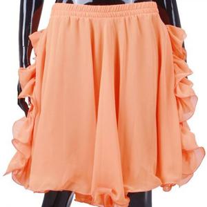 BDS BDS7007 짧은 이중 양트임 프릴스커트 댄스치마 밸리