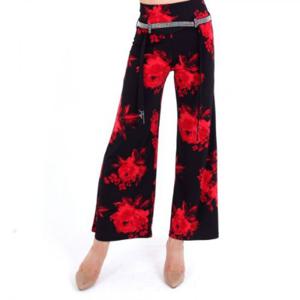 라틴 LDP7100 꽃 끈 바지 새로운 테마 소매 팬츠 무용 여성