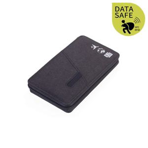 독일 브랜드 트로이카 RFID 차단 다용도 여행 지갑 카고세이프 9개 수납공간 다크그레이(TRV90/DG)