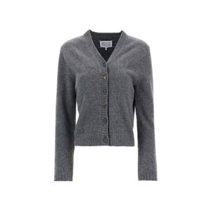 메종마르지엘라 워시드 램스 울 가디건 그레이 여성 S51HP0015 M13058 859M