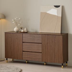 헤이몰리 모노 1800 템바보드 다용도 높은 3서랍 수납장 거실장