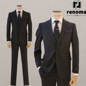 [레노마캐주얼][기간한정얼리버드]FW 25년 신상 최고급 무광 그레이 울 스판 정장 RRCISJ073AJD