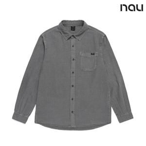 나우  (1NUYSS4901_GY) U GD린넨체크셔츠 GRAY
