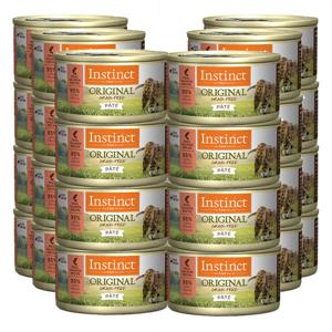 인스팅트 생식본능 캣 오리지날 주식캔 85g 24개입 연어 그레인프리 고양이습식사료