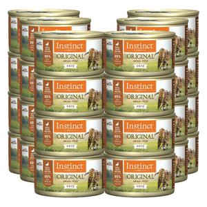 인스팅트 생식본능 캣 오리지날 주식캔 85g 24개입 오리고기 그레인프리 고양이습식사료