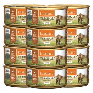인스팅트 생식본능 캣 오리지날 주식캔 156g 12개입 오리고기 그레인프리 고양이습식사료