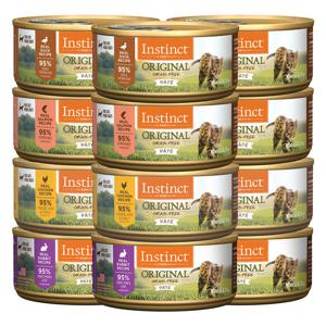 인스팅트 생식본능 캣 오리지날 주식캔 156g 12개입 콤보 그레인프리 고양이습식사료