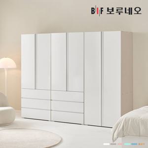 [착불] 보루네오 타키 2400 CC세트 장롱 장농 이불장 안방 작은방 원룸 서랍 8자