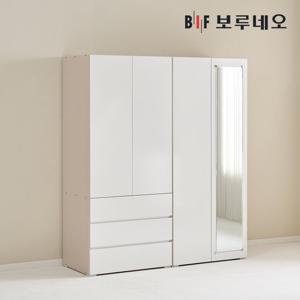 [착불] 보루네오 비컴 1600 N세트 장롱 장농 이불장 미니 아이 작은방 원룸 슬림 5자 6자