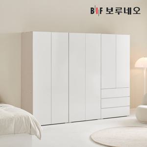 [착불] 보루네오 비컴 2400 W세트 장롱 장농 이불장 안방 작은방 원룸 8자