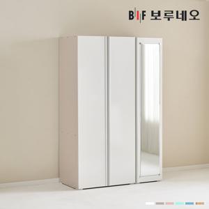 [착불] 보루네오 타키 1200 B세트 장롱 장농 이불장 미니 아이 작은방 원룸 슬림 거울 4자