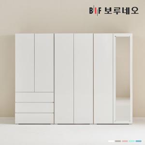 [착불] 보루네오 비긴 2400 Z세트 옷장 이불장 안방 작은방 원룸