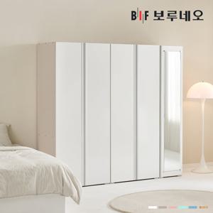 [착불] 보루네오 타키 2000 R세트 장롱 장농 이불장 안방 작은방 원룸 거울 6자 7자