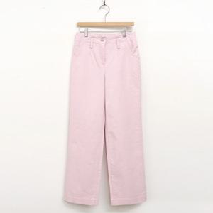 샵앤) 봄신상 국산 여성 뒷밴딩 일자핏 3컬러 면 팬츠 PRO-WPT-4182-핑크