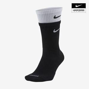 [나이키] 에브리데이 플러스 쿠션 트레이닝 크루 삭스 DD2795-011