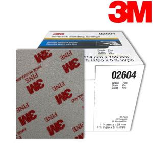 3M 02604 소프트백 샌딩스펀지 파인 낱장판매