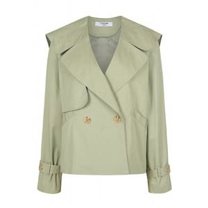 [레코브](레코브) 빅카라 트렌치 숏 자켓(LC61C3BY503A)