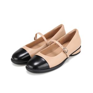 [바바라(슈즈)]둥근 라스트에 소프트한 양가죽 메리제인 플랫 BBI147BE