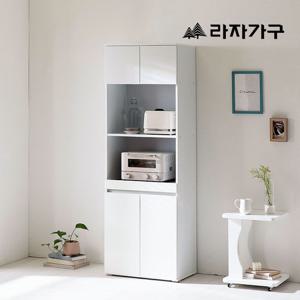 라자가구 리에트 키큰 주방수납장 전자 렌지 밥솥 오븐 다용도 선반 렌지대 600